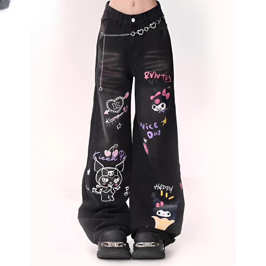 Kuromi Flared Jeans