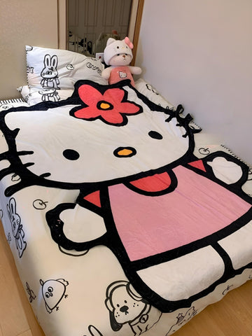 Hello Kitty Spring Blanket